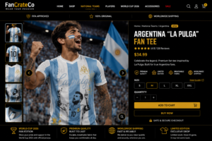 Argentina La Pulga Fan Tee