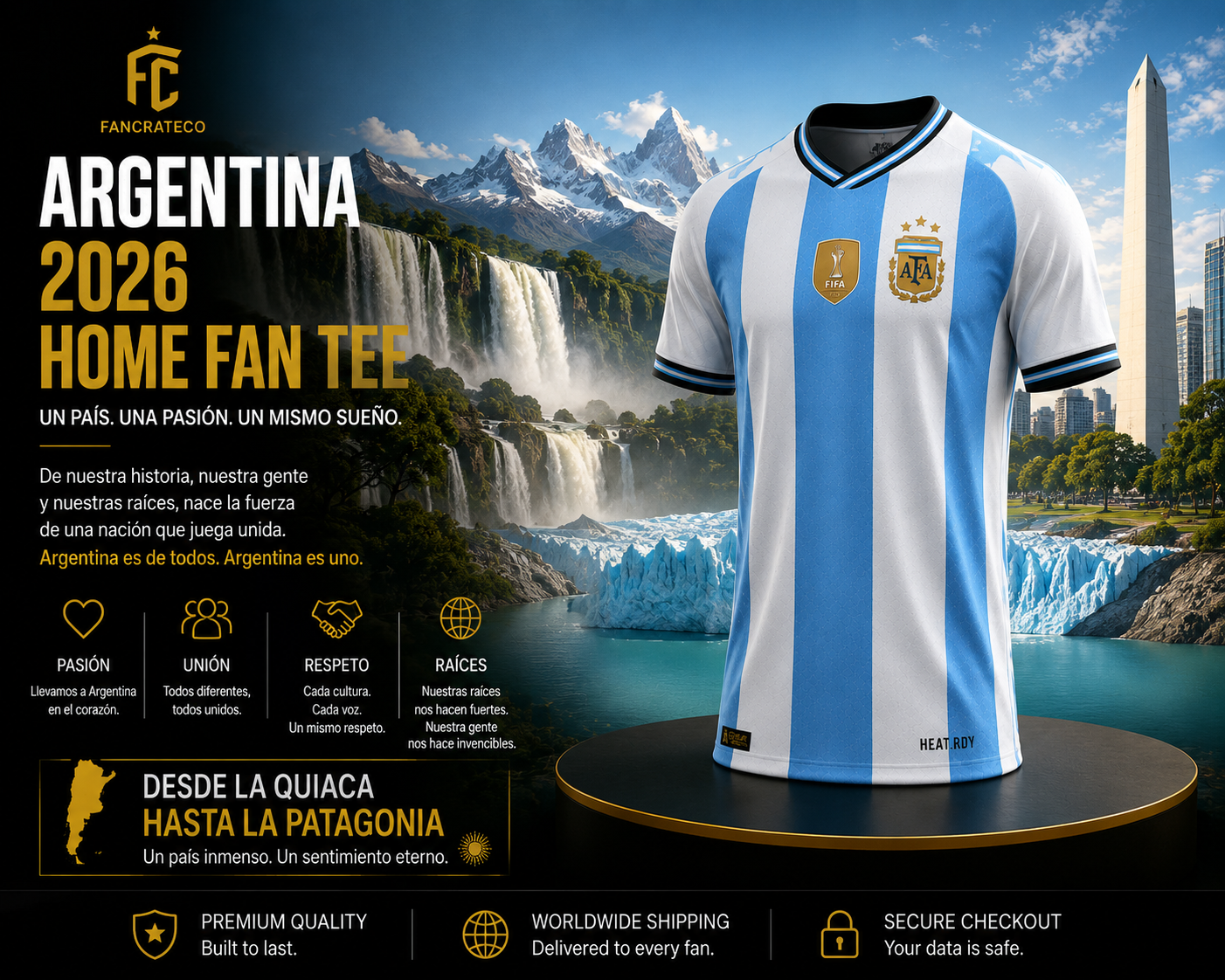 Argentina Fan Tee