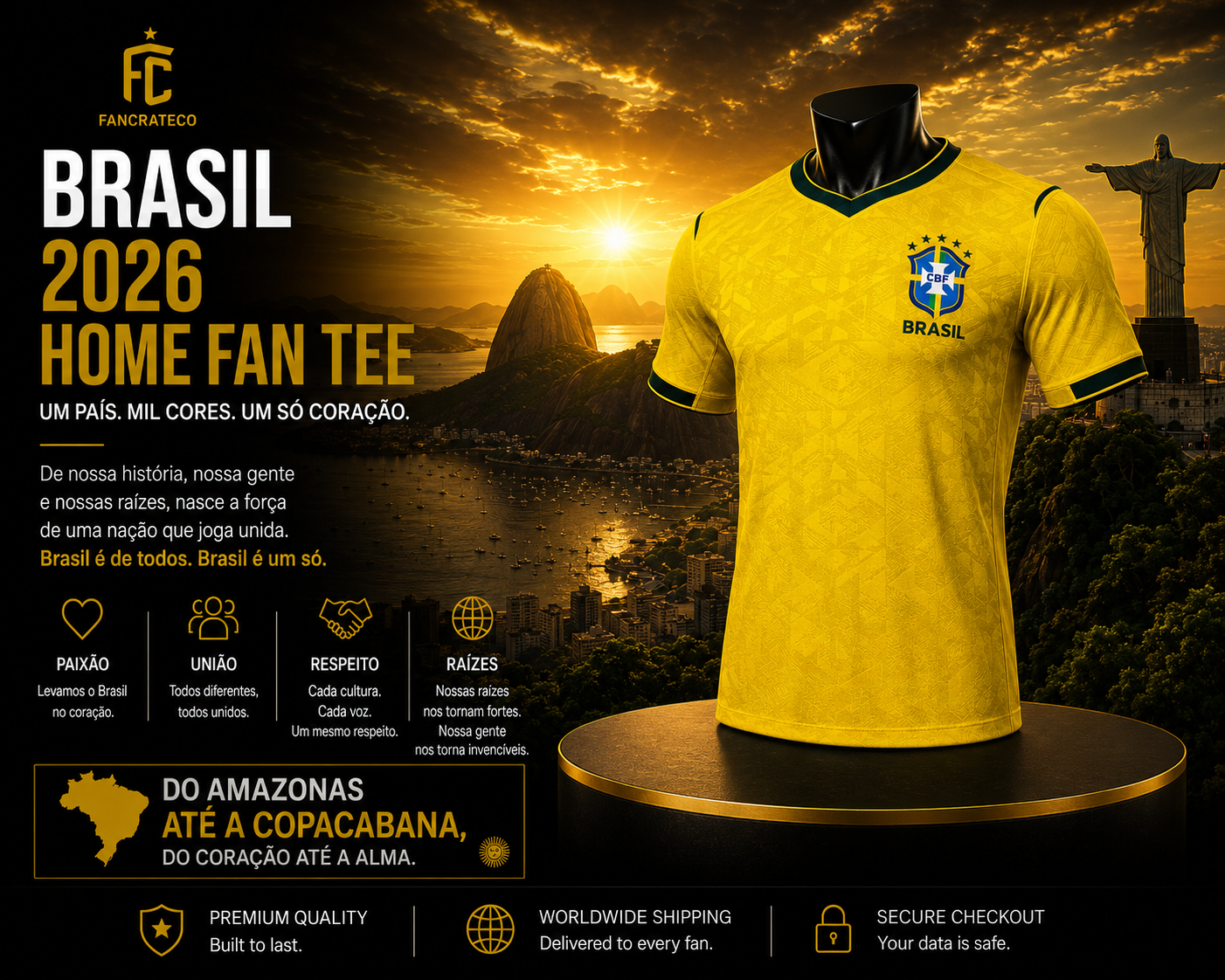 Brazil Fan Tee