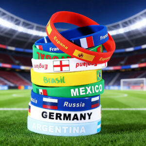2026 Silicone Bracelets from Various Countries for the Fifa World Cup in the United States, Canada, and Mexico - Fan Gifts, Contemporary Bracelets, Souvenirs, Wristbands