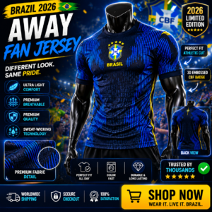 Brazil 2026 Away Fan Jersey