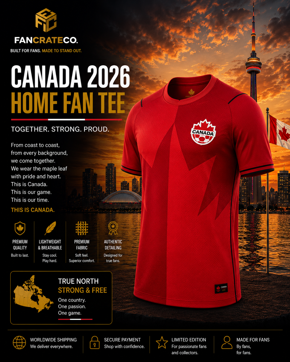 Canada Fan Tee