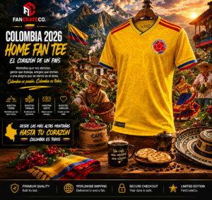 Colombia Home Jersey 2026