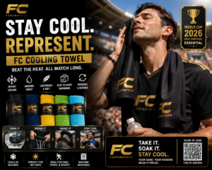 FC Cooling Towel – Stadium Heat Survival Essential