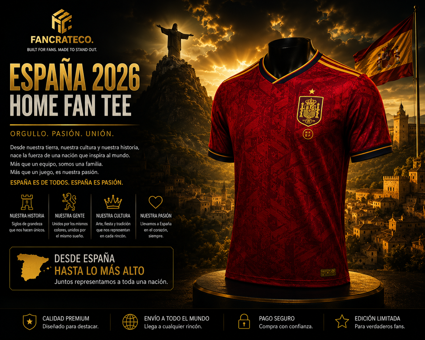 Spain Fan Tee