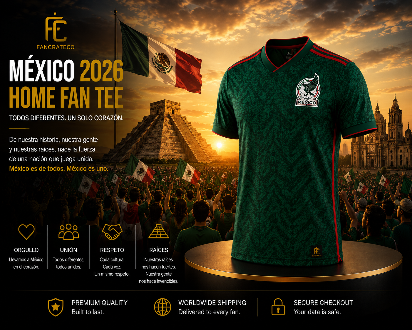 Mexico 2026 Home Fan Jersey