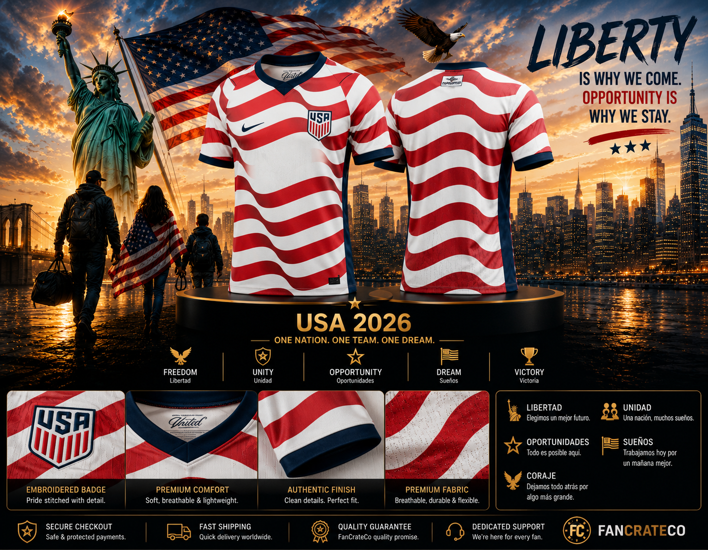 USA Fan Tee