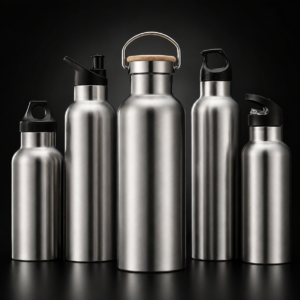 Double-Layer American-Style Large-Mouth Insulated Cup Stainless Steel Outdoor Sports Water Bottle Large Capacity All-Steel Insulated Kettle with Straw Lid