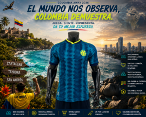 Colombia Away Jersey 2026